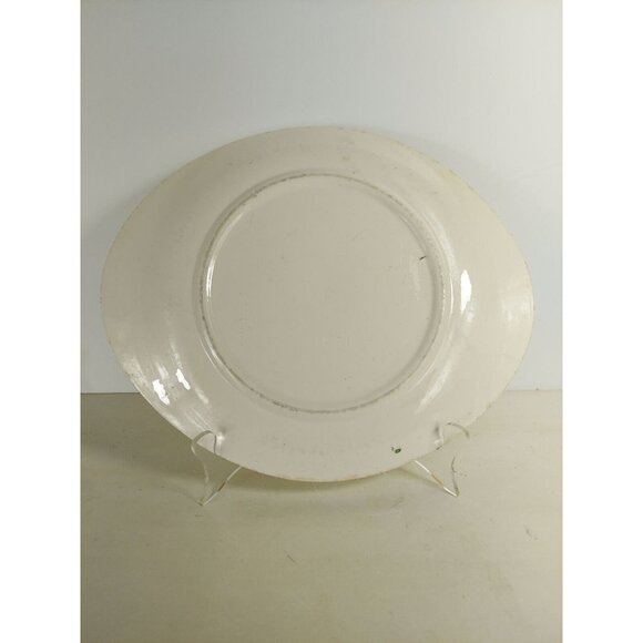 Blue Ridge Pottery Apple Jack Yellow Spongeware Platter 12" - Picture 2 of 3